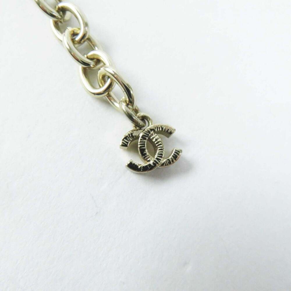 CHANEL Gold Logo Necklace - Picture 8 of 9